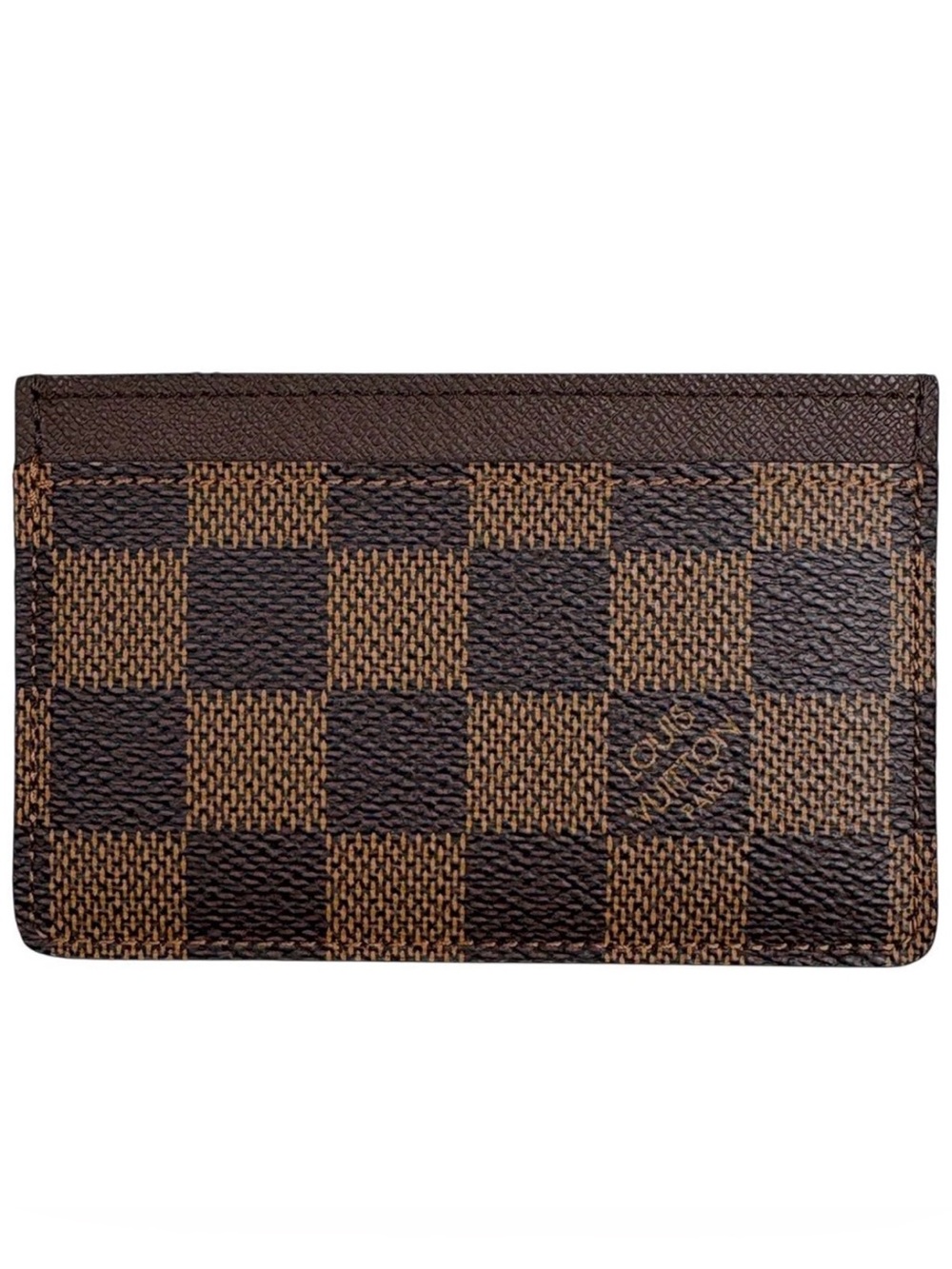 Louis Vuitton N61722 Port Carte Card Case Damier Brown